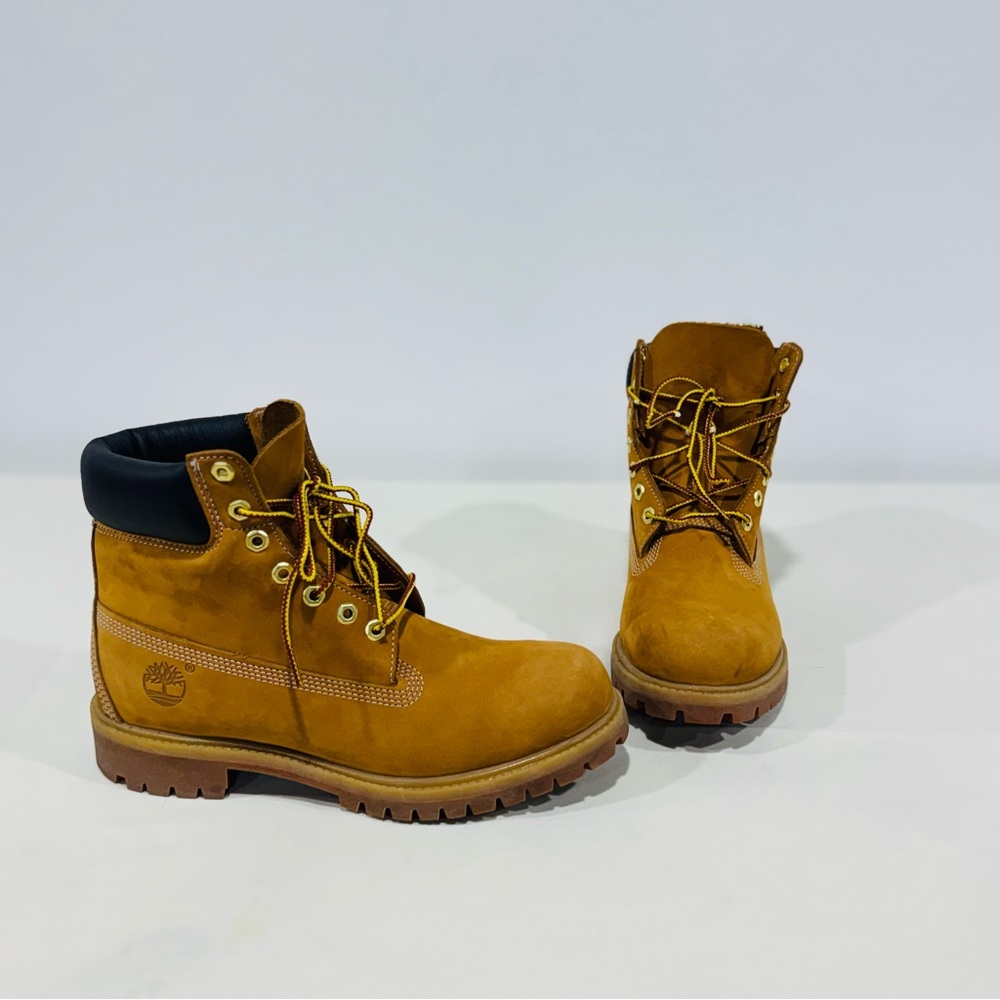 Timberland 6 Inch Boot Wheat Nubuck Premium Waterproof  TB010061-713 Mens Sz 9.5